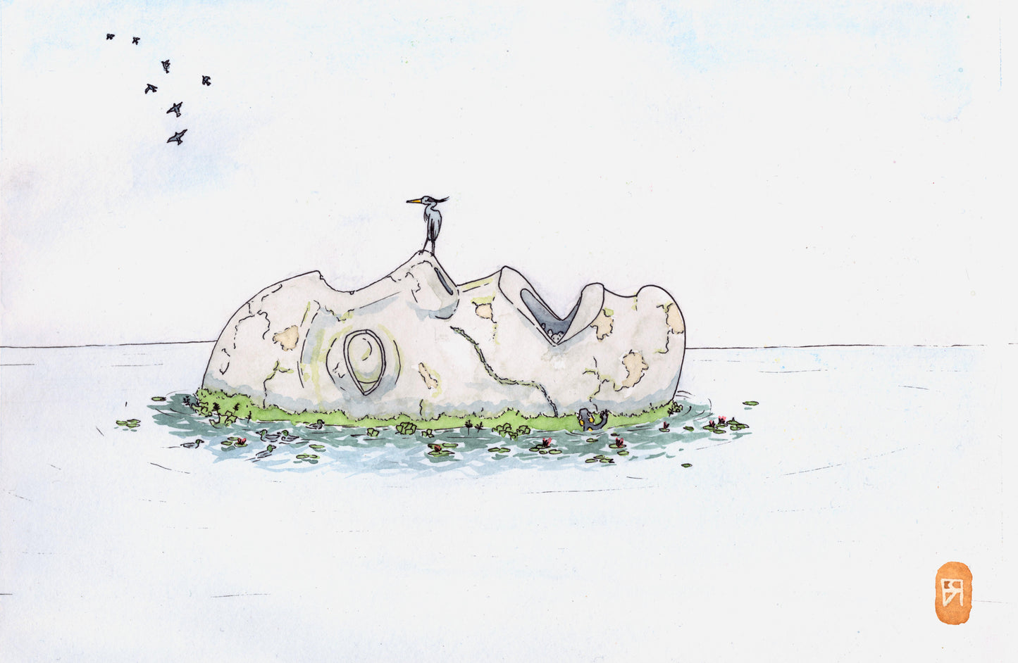 Visage Lac - Reproduction